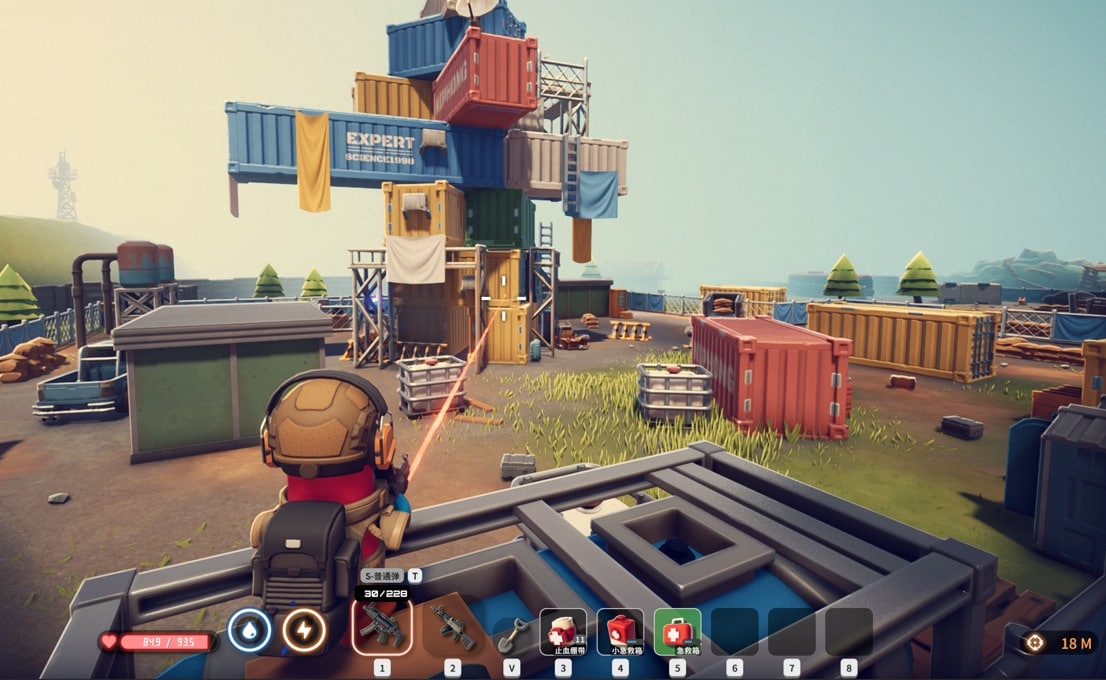 Escape From Duckov Third Person Shoulder View