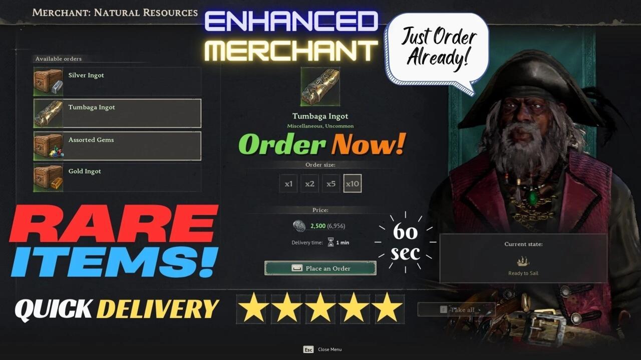 風啟之旅-Enhanced Merchant-基地商人交易介面