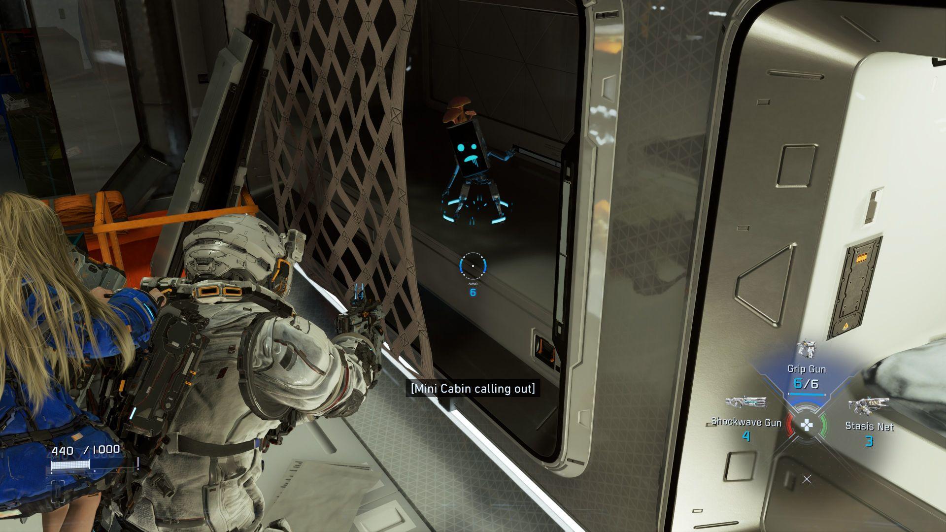 人機迷網 PRAGMATA 迷你阿艙 #02 中央大廳第一個 場景