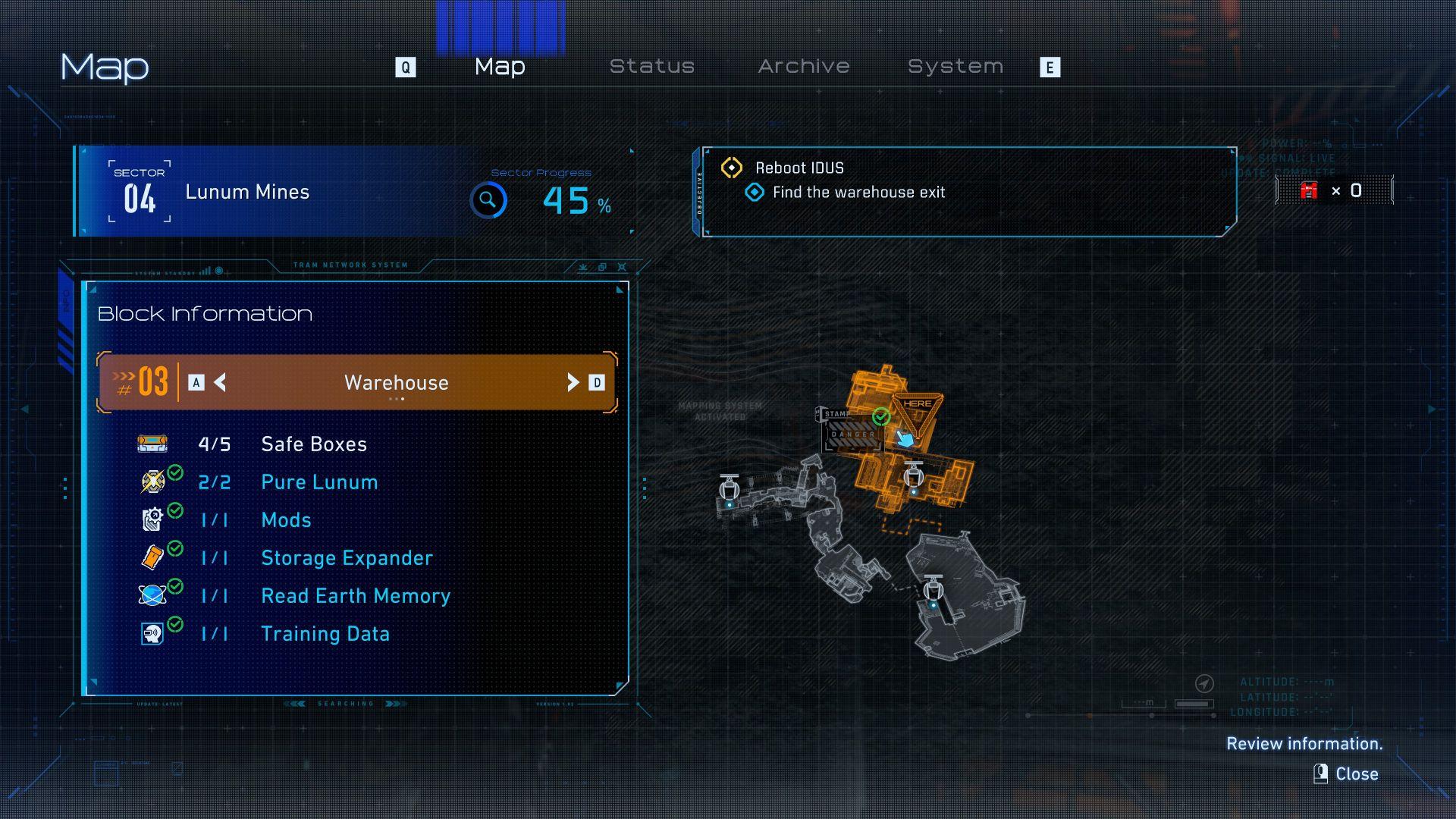 人機迷網 PRAGMATA 迷你阿艙 #11 倉庫 地圖位置