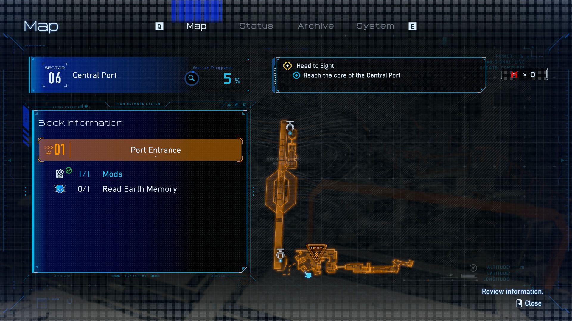 人機迷網 PRAGMATA 迷你阿艙 #13 港口入口 地圖位置