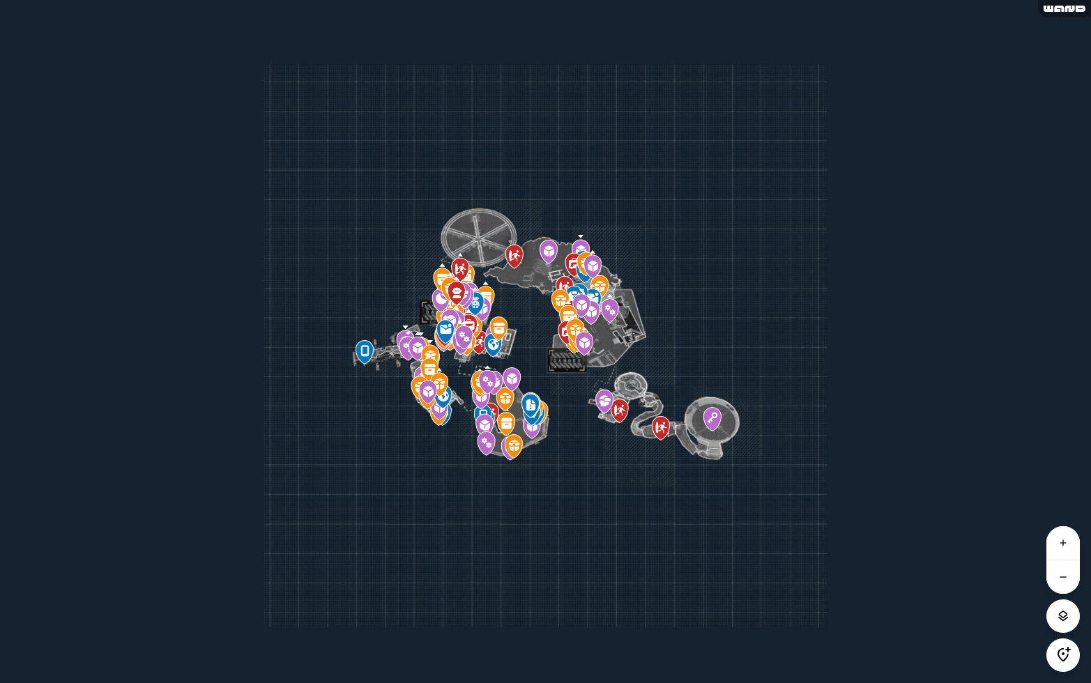 PRAGMATA 月礦區 Lunum Mines Map