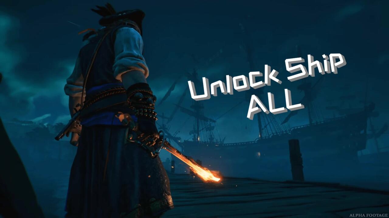 風啟之旅-UnLockShip MOD-港口場景與船隻解鎖畫面