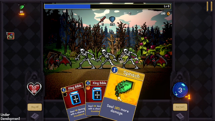 吸血鬼爬行者卡牌戰鬥——連擊倍率系統展示