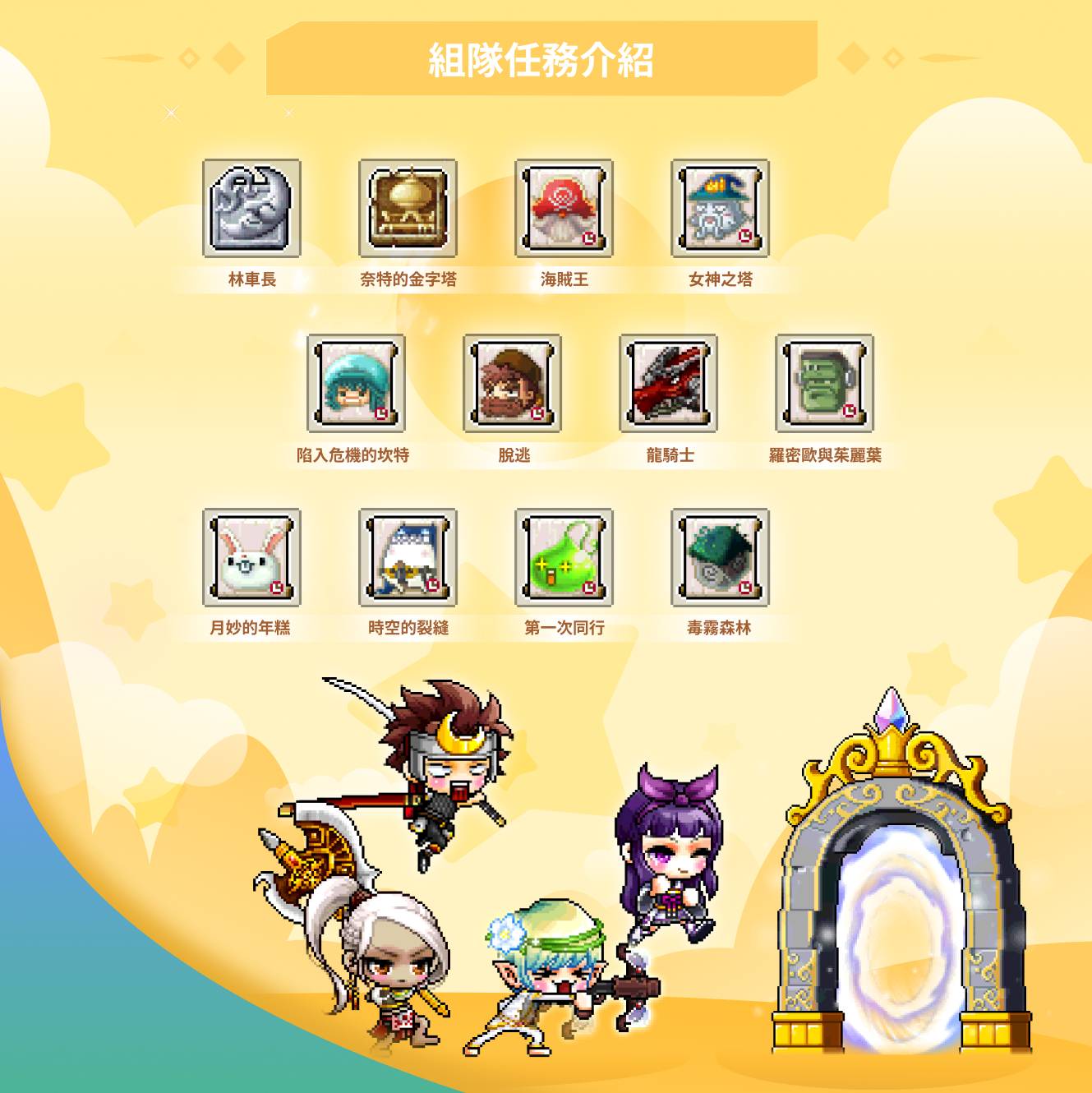 楓星組隊任務介紹