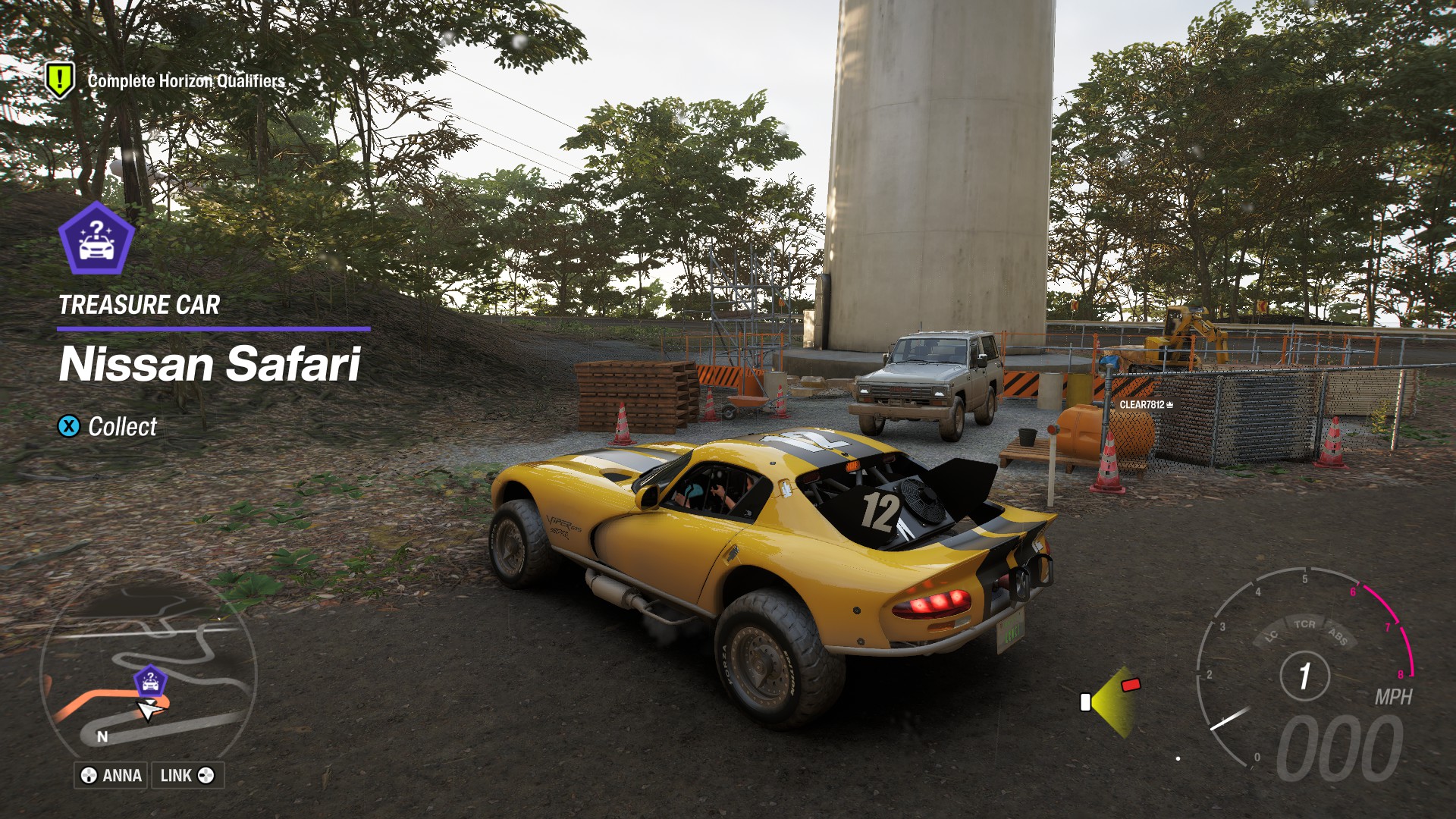 FH6NissanSafari入手後車庫畫面
