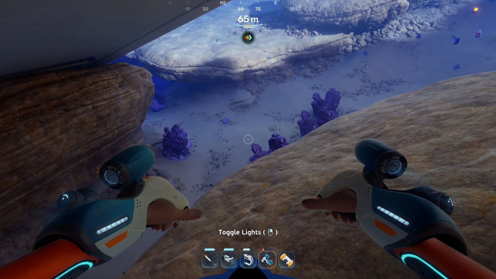 Subnautica 2-蟬翼殘骸-開放水域大量鉛礦分布