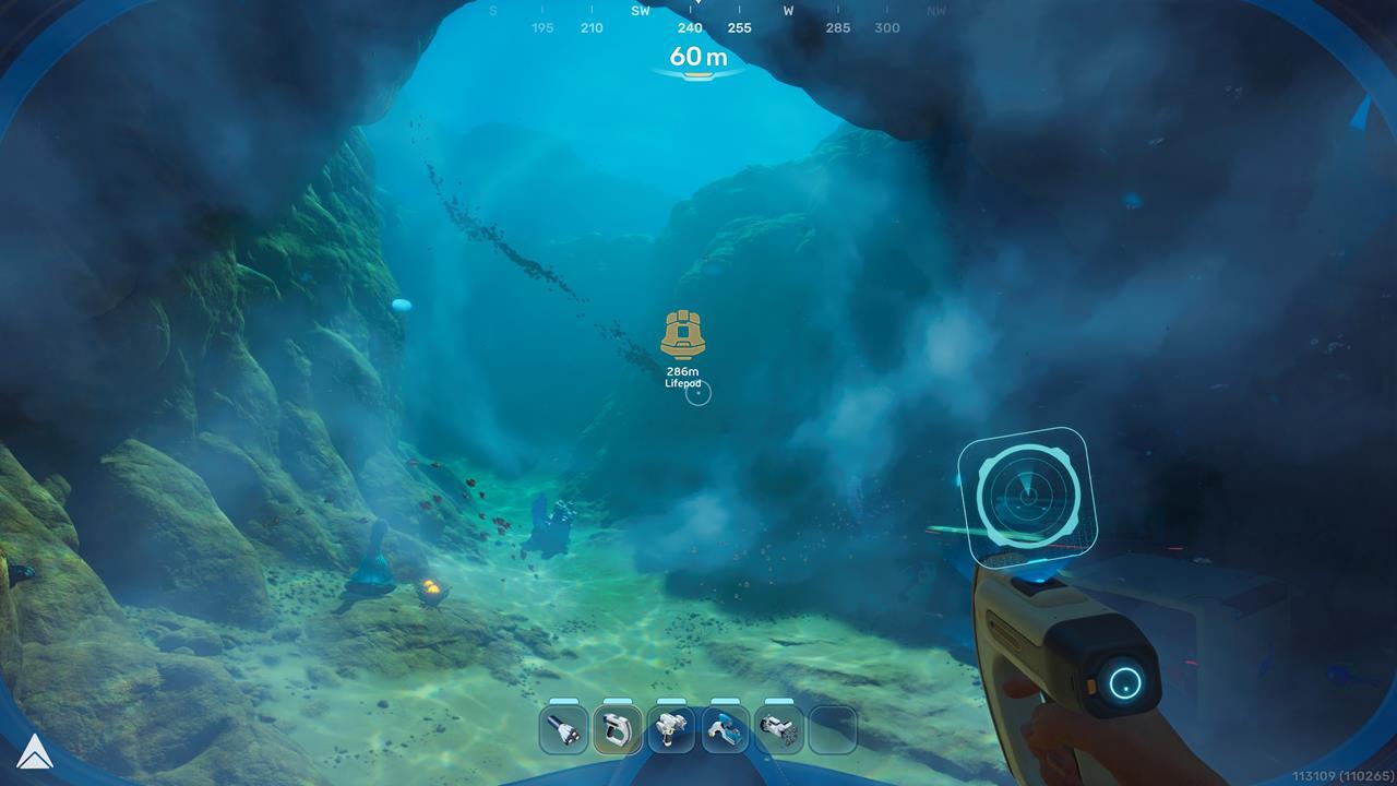 Subnautica 2-海底峽谷-蝌蚪號碎片位置一