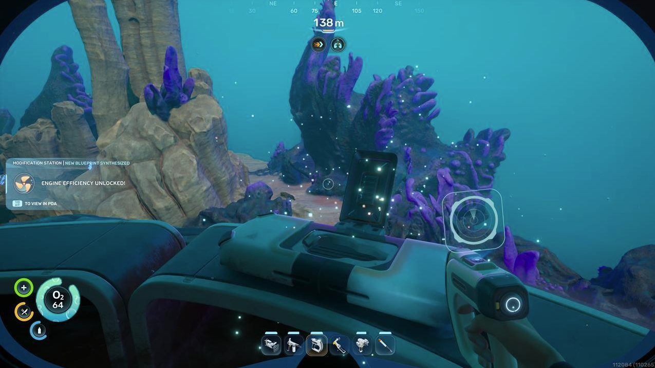 Subnautica 2-外星基地-引擎效率模組取得位置