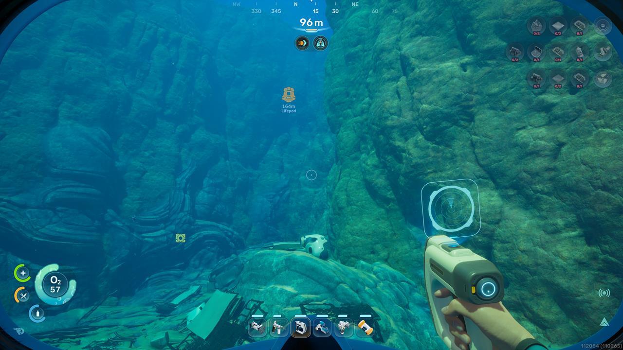 Subnautica 2-懸崖脊背-蝌蚪號碎片位置六