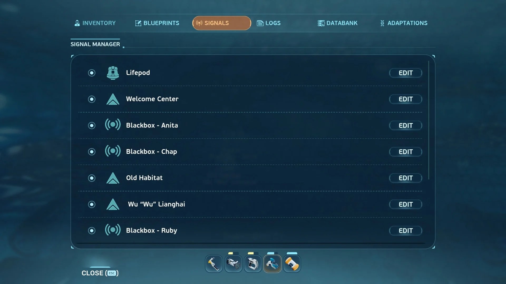 Subnautica 2-訊號管理員-開啟航點導航介面