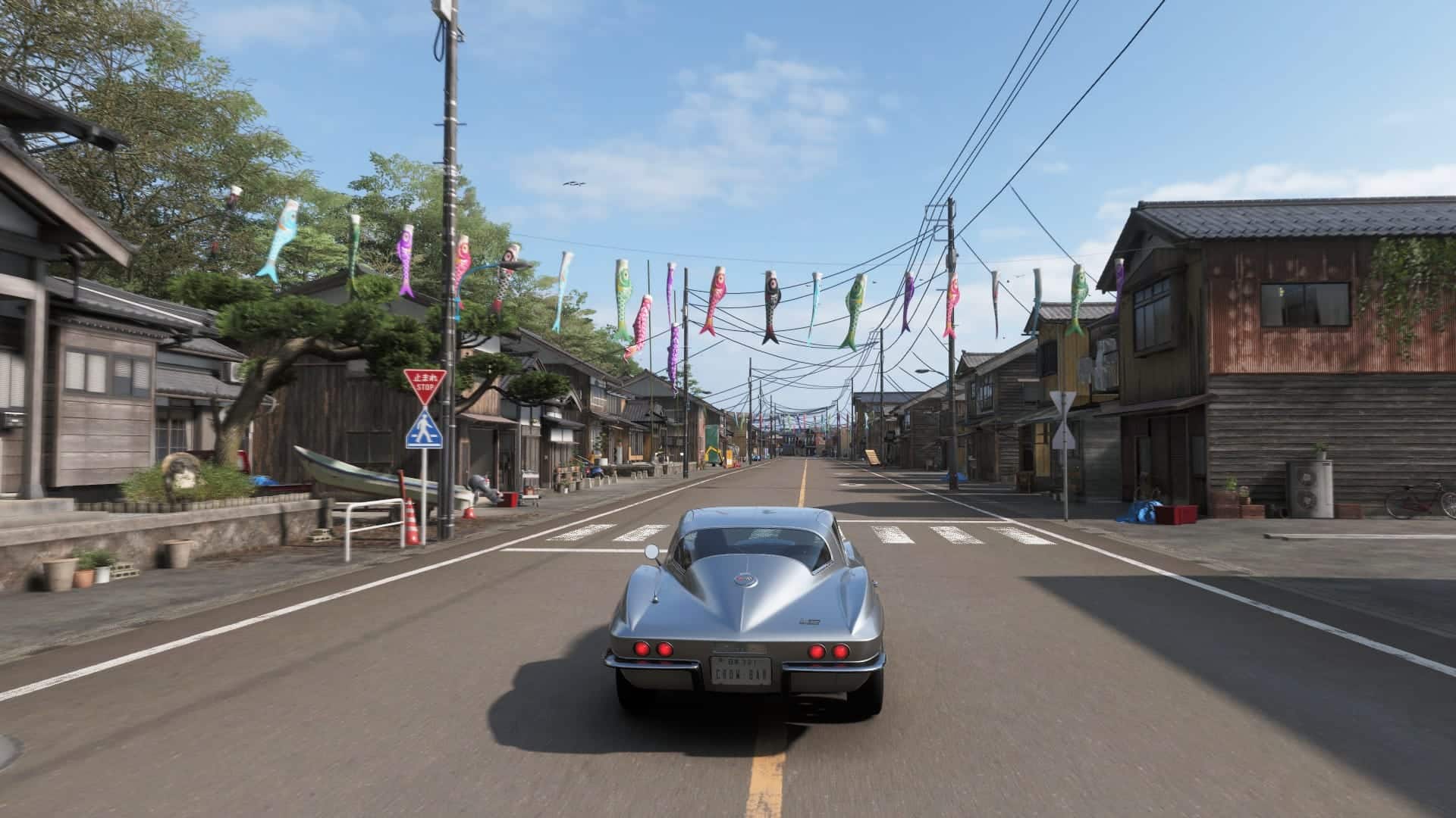FH6-春季伊東古街道鯉魚旗飄揚實景拍攝