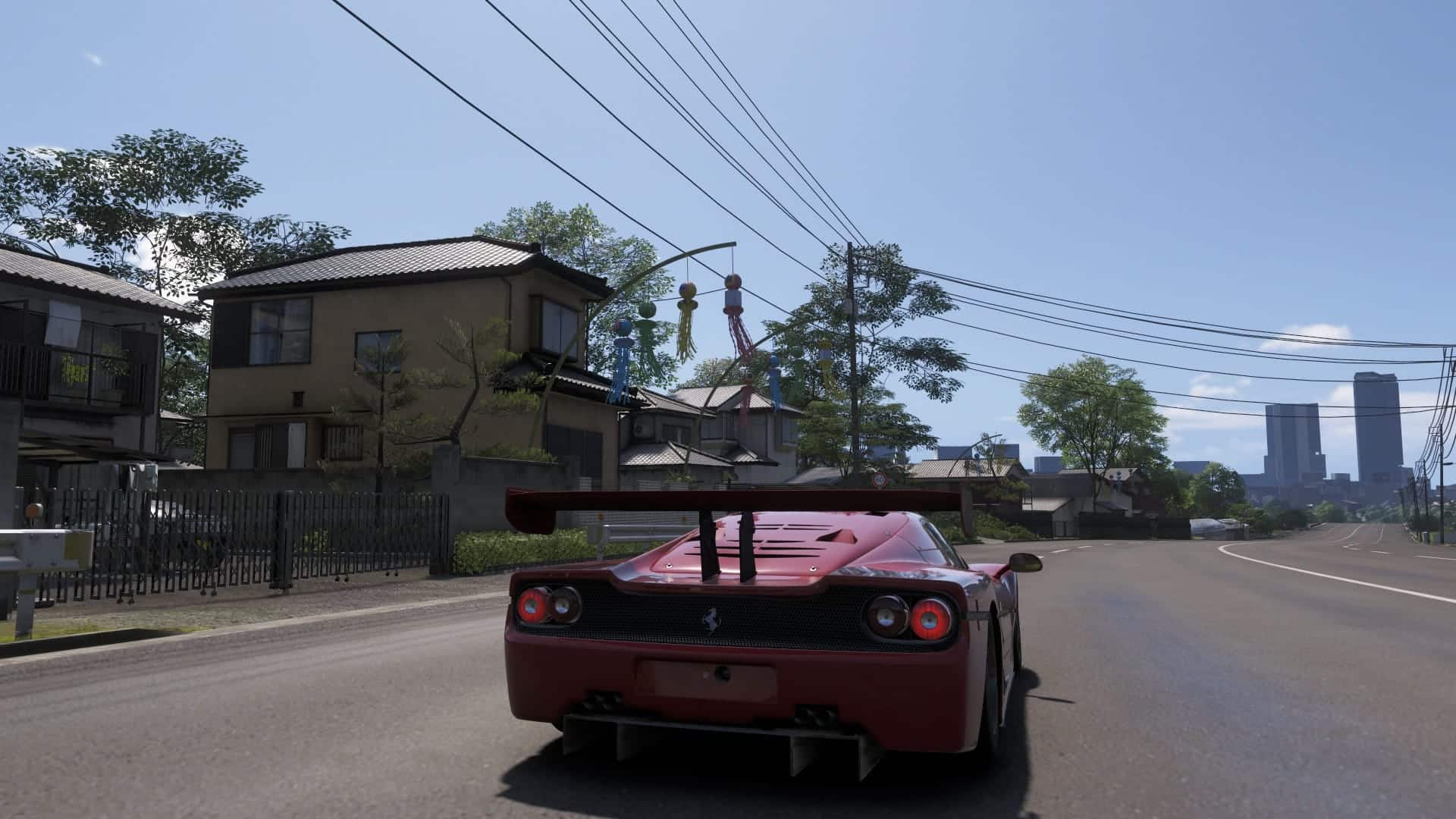 FH6-夏季大谷市街七夕彩帶飾品拍攝實景