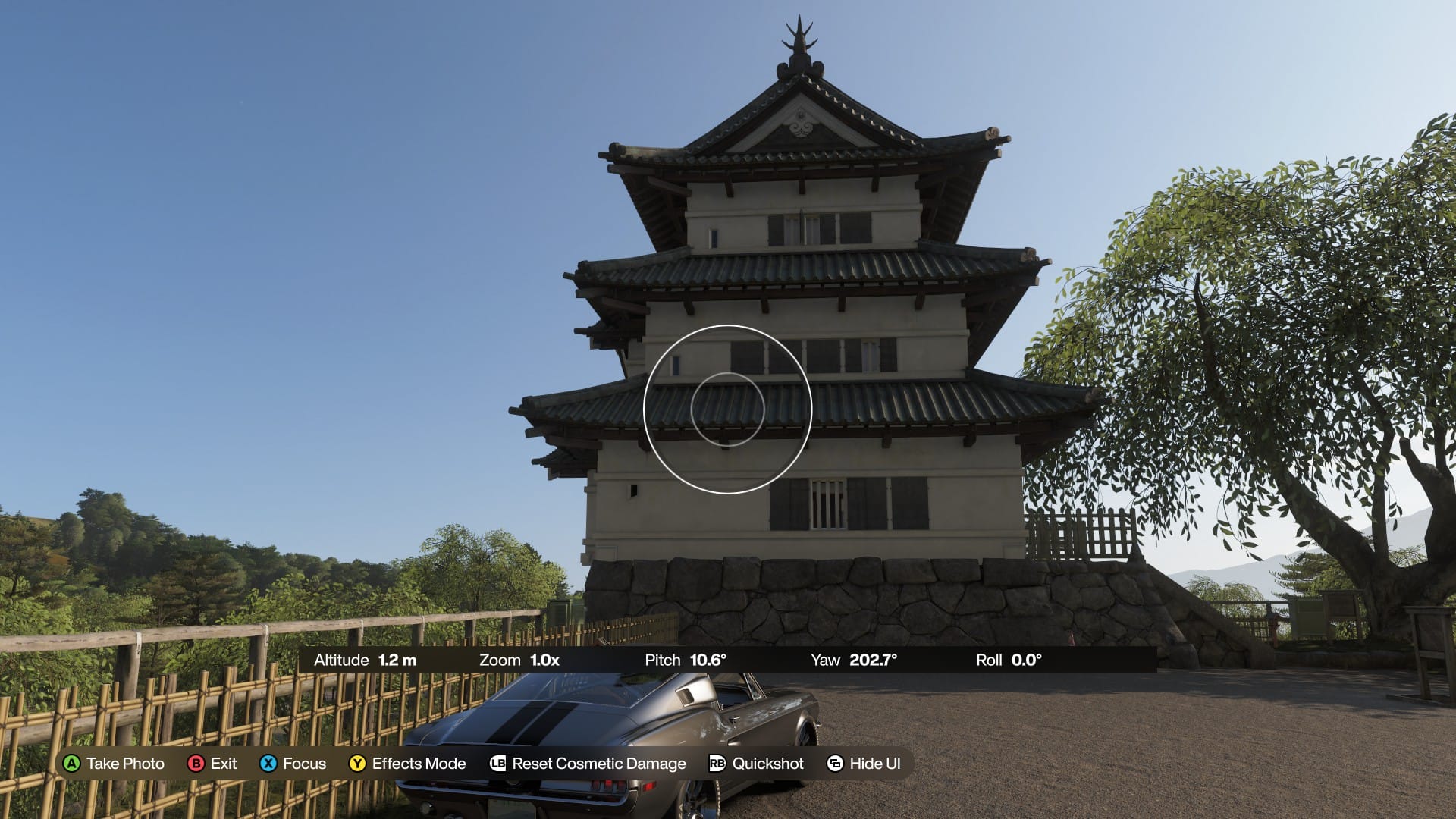 FH6-弘前城拍攝實景-傳統三層天守閣