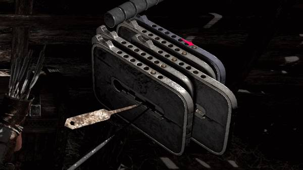 Gothic 1 Remake 開鎖步驟8，第3片撥板向左移動2次