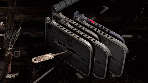 Gothic 1 Remake 開鎖步驟2，第3片撥板向右移動5次
